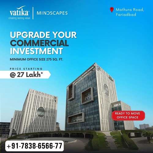 VATIKA MINDSCAPES – OFFICE SPACE, RETAIL SHOPS, FOOD COURT