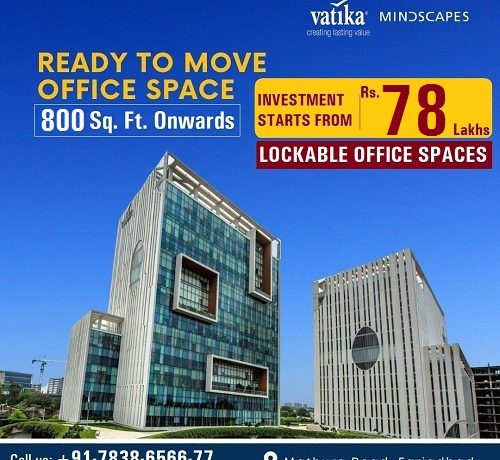 VATIKA MINDSCAPES – LOCKABLE OFFICE SPACES