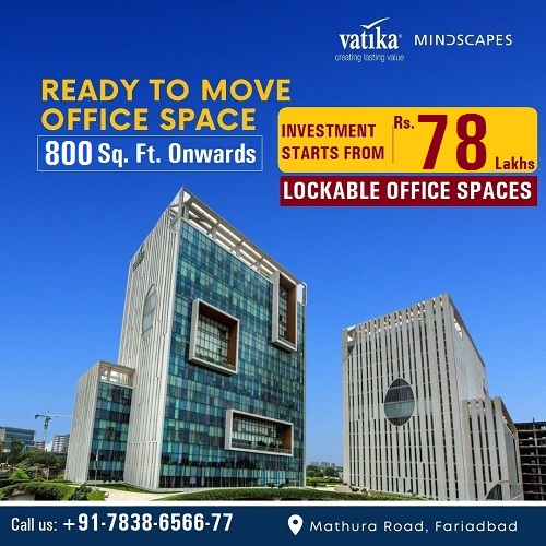 VATIKA MINDSCAPES – LOCKABLE OFFICE SPACES