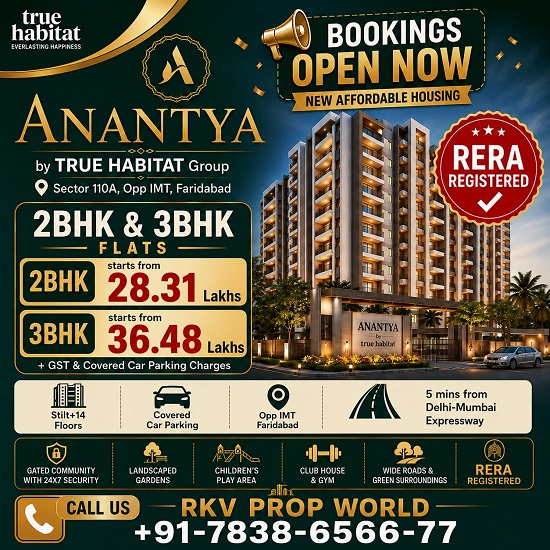 ANANTYA BY TRUE HABITAT SECTOR 110A FARIDABAD