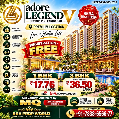 Adore Legend 5, Sector 119, Faridabad